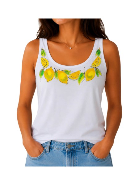 hand_painted_tank_top_women_lemon