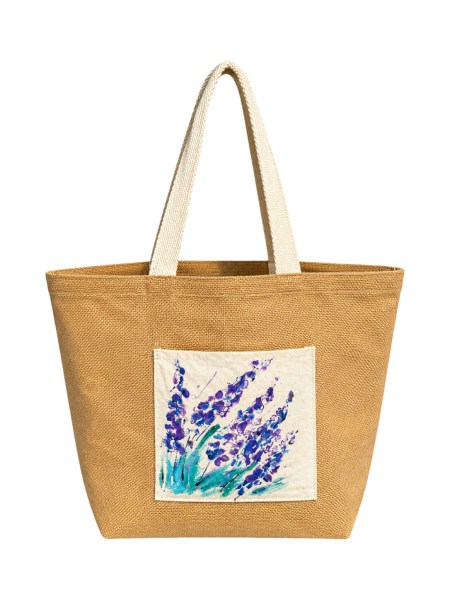 hand-painted-ladies-bag-tote-lavender