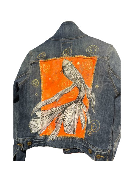 hand_painted_jacket_golden_fish